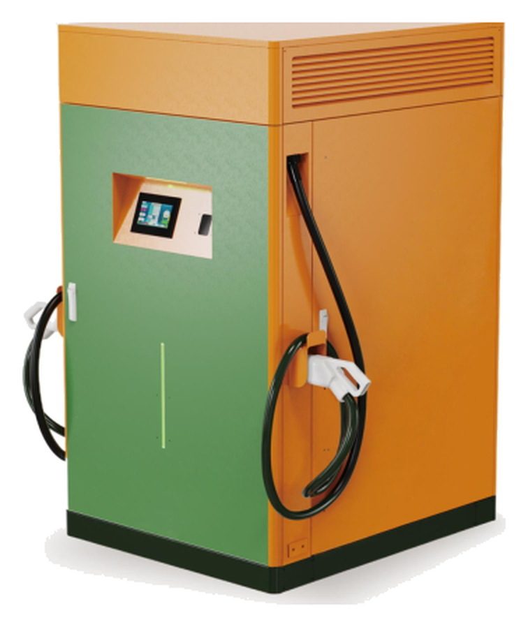SiRay Ground-Mounted EV Chargers F200120 - 200 kWh, 120 kW - front view