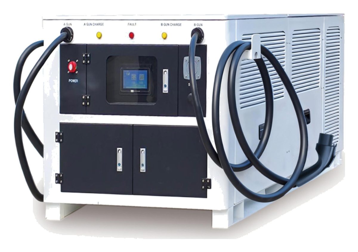 SiRay Mobile EV Chargers X140120 - 140 kWh, 120 kW - front view