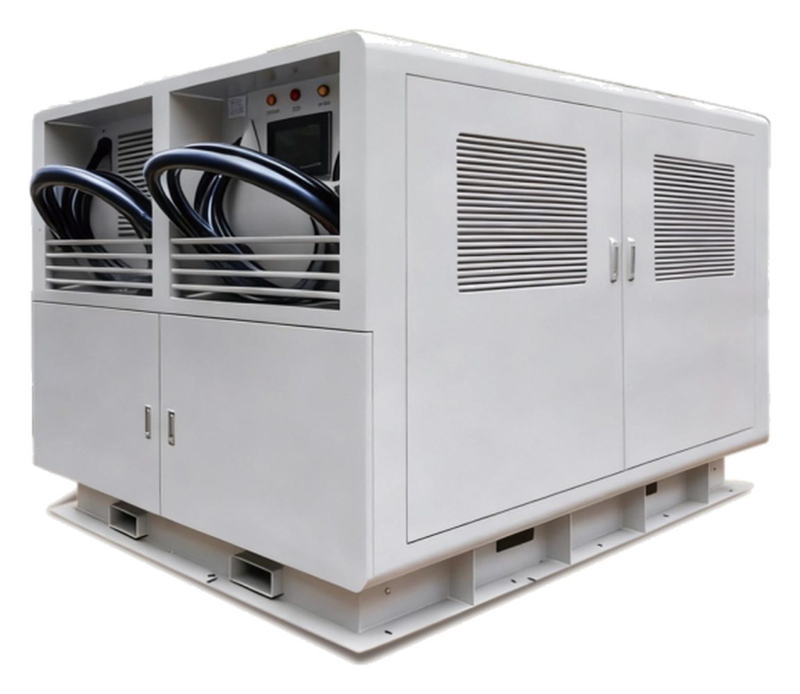 SiRay Mobile EV Chargers X416240 - 416 kWh, 240 kW - front view