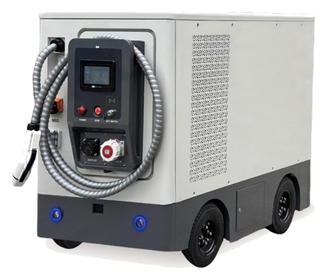 SiRay EV Charging Robot Y10090 - 100 kWh, 90 kW - front view
